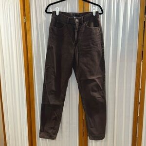 Guess Women’s Denim Jeans, Tappered Leg, Brown Sz 31